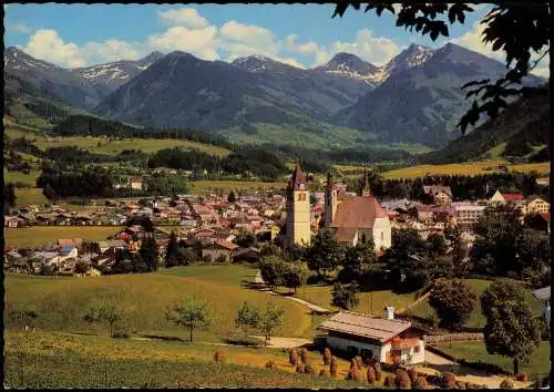 Ansichtskarte Kitzbühel Panorama-Ansicht Blick gegen Kitzbüheler Alpen 1974