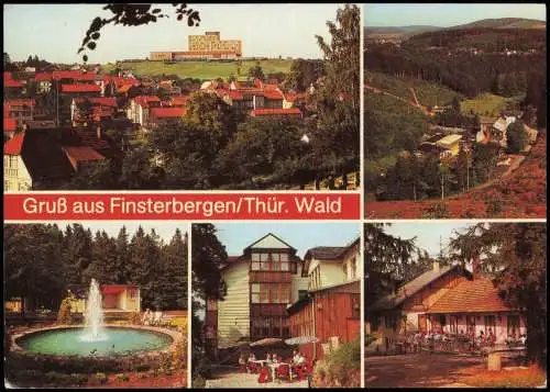 Finsterbergen Friedrichroda Gruss  Thüringen, Thüringer Wald Ansichten 1988