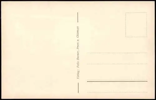 Ansichtskarte Chiemsee Herrenchiemsee Porzellanzimmer 1918