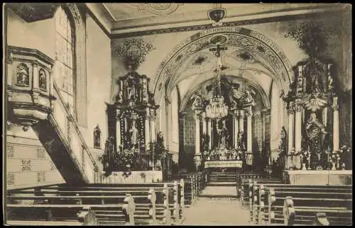 Ansichtskarte Bad Dürrheim Pfarrkirche Unterbaldingen - Altar 1916