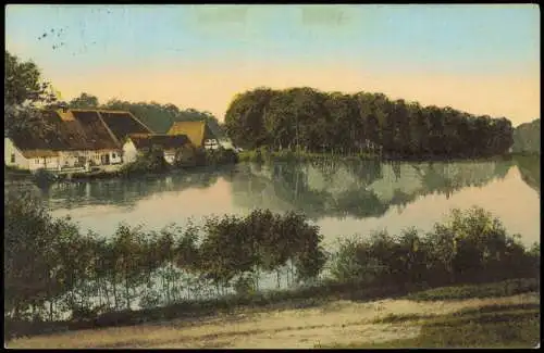 Ansichtskarte  Stimmungsbild: Ort - Aus Heide und Moor. 1909