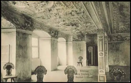 Neustadt (Odenwald/Hessen)-Breuberg Rittersaal - Burg Brenberg 1913