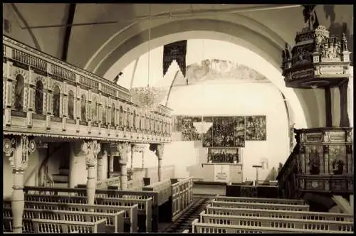 Ansichtskarte Bad Zwischenahn Kirche Altar Kanzel 1961