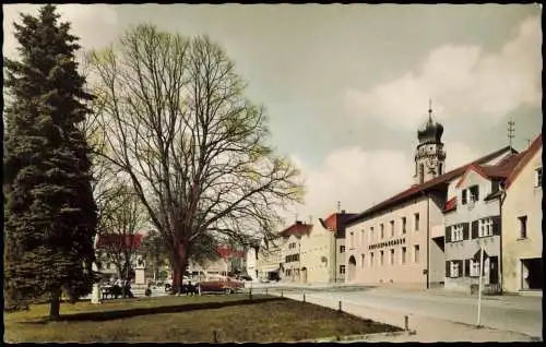 Ansichtskarte Bad Griesbach im Rottal Stadtplatz color Fotokarte 1968