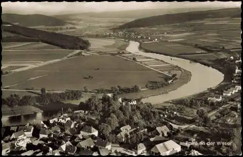 Ansichtskarte Bodenwerder-Polle Luftbild 1959