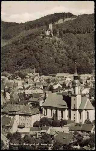 Ansichtskarte Waldkirch (Schwarzwald Breisgau) Blick über die Stadt 1956