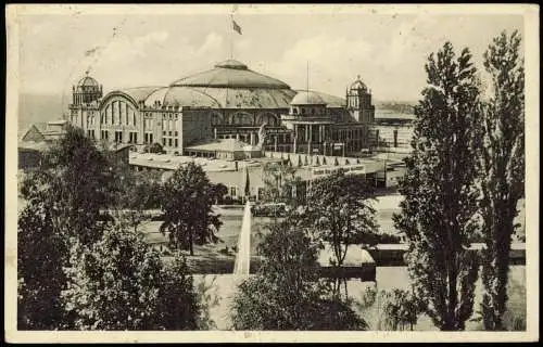 Frankfurt am Main Festhalle 1951  Sonderstempel Verbandstag  Heimatvertriebenen