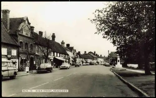 Postcard Headcorn HIGH STREET, HEADCORN 1960