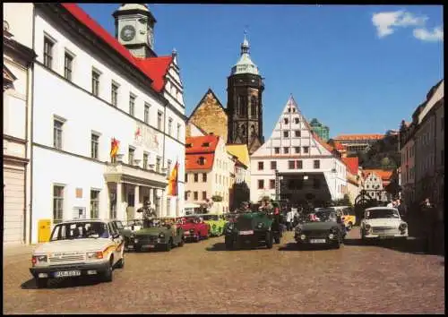 Verkehr KFZ Auto Wartburg 1.3, Trabant 601 und GAS 69 Markt Pirna 2010