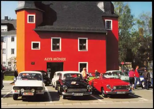 Verkehr KFZ Auto Dacia 1300, Wartburg 312 Limousine Schleiz 2009