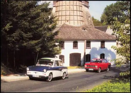 Verkehr KFZ Auto Trabant P 50/1 Limousine Opel Kadett Kalkwerk Lengefeld 2010