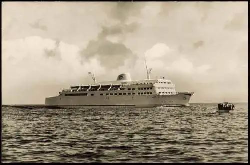 Ansichtskarte  Schiff Schifffahrt Fähre Schweden-Fähre Trelleborg 1959