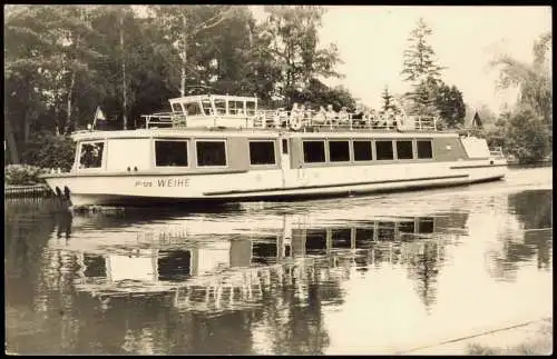 Ansichtskarte Berlin Fahrgastschiff Schiff Weihe 1965