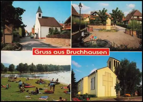 Bruchhausen-Olsberg Mehrbildkarte Ortsansichten 7505 Bruchhausen 1980