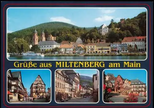 Ansichtskarte Miltenberg (Main) Mehrbildkarte mit 4 Ortsansichten 1980