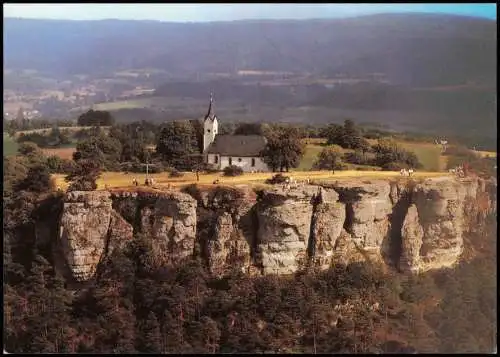 Ansichtskarte Bad Staffelstein Felsenkrone mit Adelgundis-Kapelle 1980