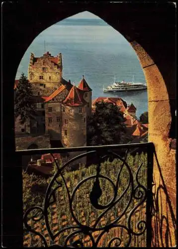 Ansichtskarte Meersburg DIE MEERSBURG Burg am Bodensee 1970