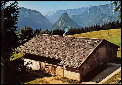 Ansichtskarte .Bayern BÄCKERALM am Teisenberg Region Inzell Oberbayern 1970