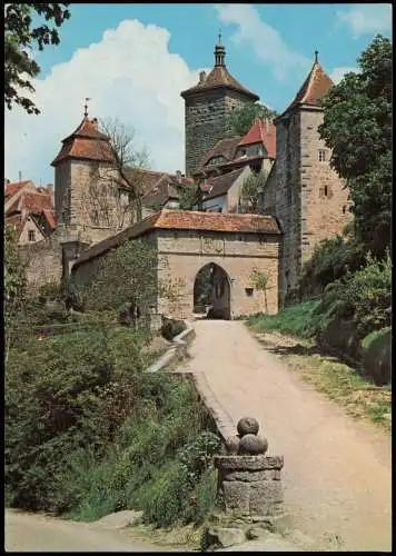 Rothenburg ob der Tauber Koboldzeller Tor Koboldzeller Gate 1965