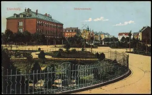 Ansichtskarte Eilenburg Südpromenade 1918