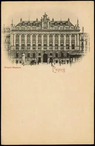 Ansichtskarte Leipzig Grassi-Museum 1908