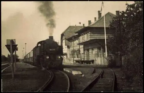 Ansichtskarte Kühlungsborn Bahnhof Dampflokomotive 1959