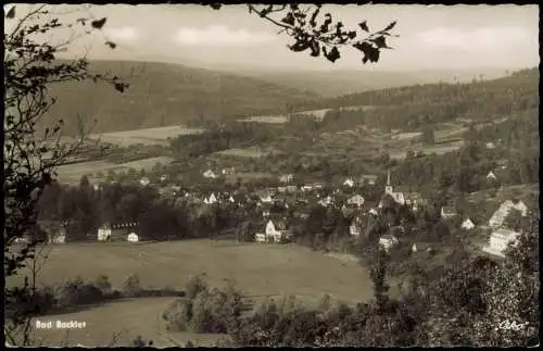 Ansichtskarte Bad Bocklet Blick auf die Stadt 1958