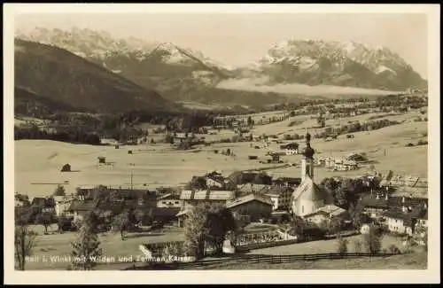 Ansichtskarte Reit im Winkl Totale 1963