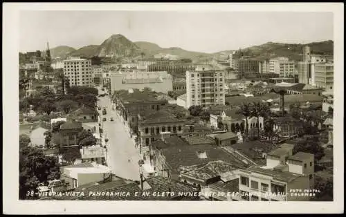 Postcard Santos Vitaria vista Panoramica 1930