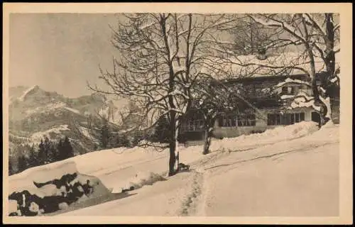 Garmisch-Partenkirchen Umland-Ansicht Gschwandtnerbauer bei Partenkirchen 1910