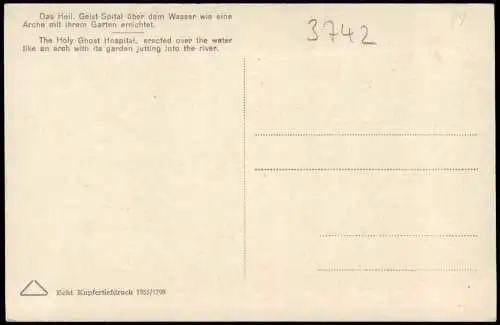 Ansichtskarte Nürnberg Heilig-Geist-Spital 1925