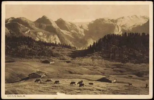 Ansichtskarte Berchtesgaden Partie an der Gotzenalm 192