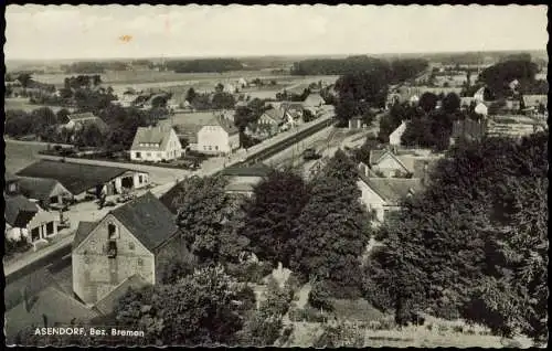 Ansichtskarte Asendorf Straßenpartie 1964  b. Bremen