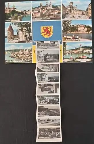 Ansichtskarte Passau Stadtteilansichten 1964 Leporello