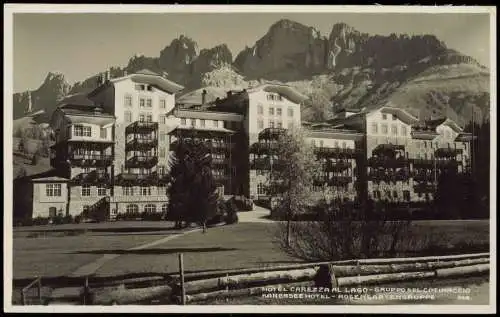 Bozen Bolzano Hotel Carezza Rosengartengruppe Catinaccio 1929  Südtirol