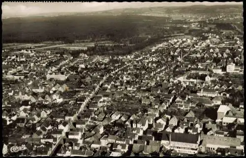 Ansichtskarte Pfungstadt Luftbild Luftaufnahme 1966