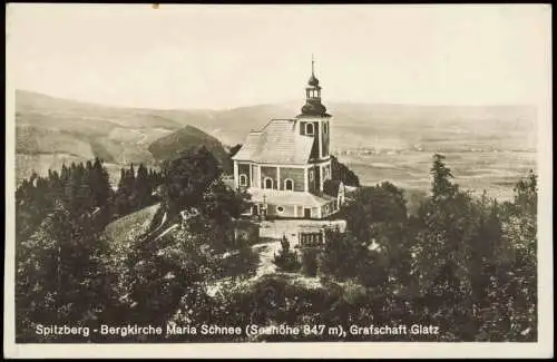 Postcard Habelschwerdt Bystrzyca Kłodzka Maria Schnee 1927