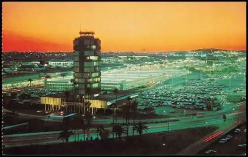 Postcard Los Angeles Los Angeles Airport Flughafen 1978