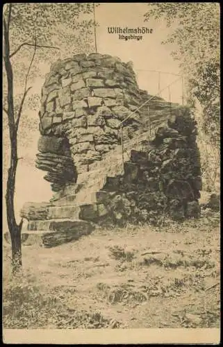 Ansichtskarte .Niedersachsen Wilhelmshöhe Ithgebirge 1918  gel. Coppenbrügge
