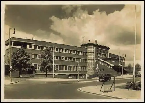 Ansichtskarte Fuhlsbüttel-Hamburg Flughafen - Auto 1940