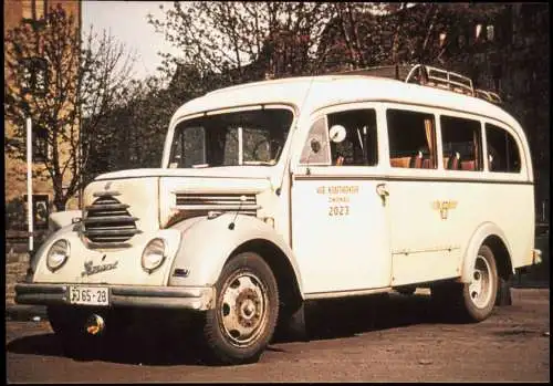 Ansichtskarte  Verkehr KFZ Bus Robur Garant 30 K Omnibus Zwickau 1960/2008