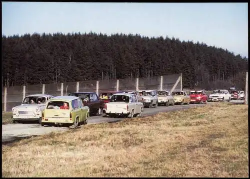 Trabant 601 Lada Wartburg 353 Skoda S 100 Auto  Grenzübergang Ullitz 1989/2008