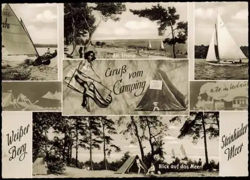 Mardorf Steinhuder Meer Neustadt Rübenberge Weißer Berg Campingplatz Zelte 1965