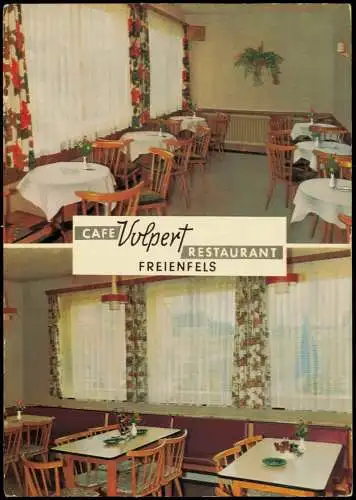 Ansichtskarte Freienfels-Weinbach Café Restaurant M. Volpert 2 Bild 1974