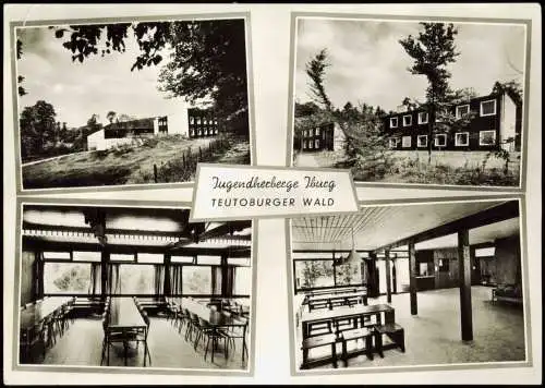 Ansichtskarte Bad Iburg 4 Bild Jugendherberge mit Innenansichten 1964