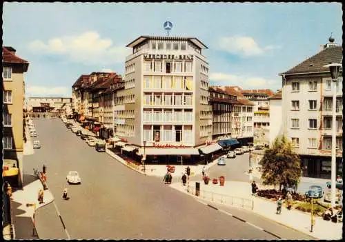 Ansichtskarte Solingen Straßenpartie Ufergarten VW Käfer 1968