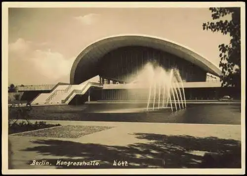 Ansichtskarte Tiergarten-Berlin Kongreßhalle - Fotokarte 1961