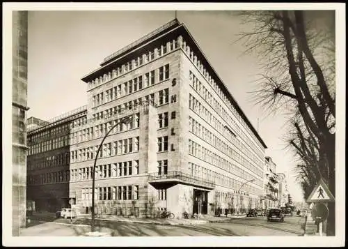 Ansichtskarte Hamburg Shell Haus Straßenpartie 1962