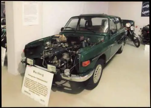 Verkehr KFZ Auto Wartburg 353 mit Turbinenantrieb Prototyp Museum Chemnitz 2011