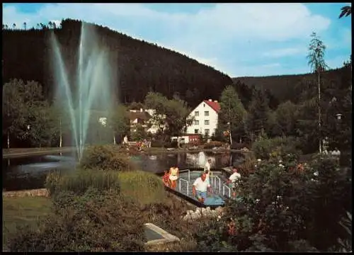 Ansichtskarte Enzklösterle Kurpark 1980